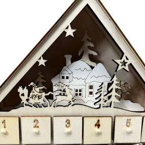 Koop LED Adventní kalendář Chaloupka
