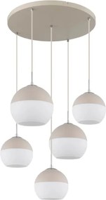 Globo 15999-5HR - Závesný luster na lankách RAGUSA 5xE27/60W/230V