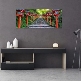Obraz - Svätyňa Kifune (120x50 cm)