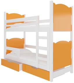 Poschodová detská posteľ 180x75 cm. Akcia -18%. Vlastná spoľahlivá doprava až k Vám domov. 1052100