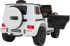 Ramiz Mercedes AMG G63 pre deti biely + diaľkové ovládanie