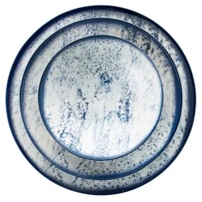 Jedálenská súprava 24 ks modrá/porcelán