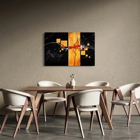 Abstraktný obraz - Tanečnice (90x60 cm)
