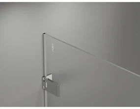 Mexen Lunar-F Duo, skladací sprchový kút 100 x 90 cm, 8mm číre sklo, chrómový profil, 836-100L-090P-01-00