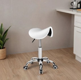 Kozmetická stolička STRATUM - biela