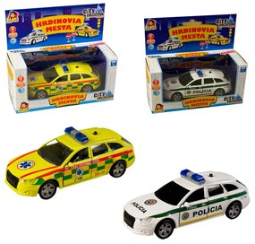 Corbi Toys Auto záchrannej zdravotnej služby a polície