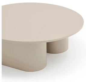 Krémovobiely konferenčný stolík 110x111 cm Totem – Teulat