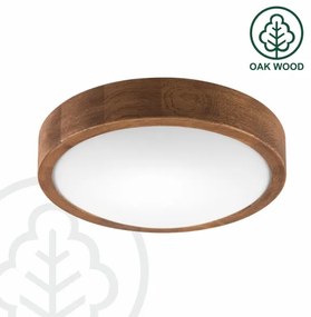 Brilagi - LED Stropné svietidlo CARVALHO SLIM 1xE27/60W/230V dub čerešňa pr. 27 cm