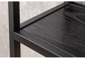 Knižnica/Regál 42029 75cm Slim Line Čierny jaseň  - Komfort-nábytok