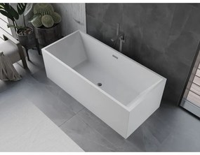 Mexen Vigo, voľne stojaca vaňa 178,5 x 80 cm, biela, brúsený grafit prepad, 51251788000-95