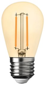 Dekoračná LED žiarovka E27 teplá 2700k 1w 70 lm jantárová