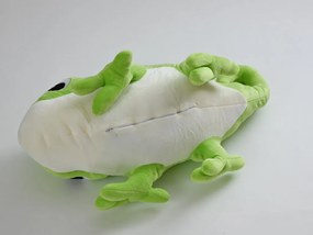 Plyšový CHAMELEÓN s detskou dekou vo vnútri, zelený