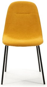 Žlté jedálenské stoličky v súprave 4 ks Renne – Marckeric