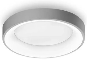 LED stropné svietidlo Sovana 80 CCT sivé s diaľkovým ovládačom