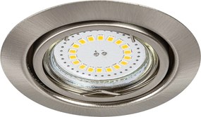 Rabalux LED zápustné bodové svietidlo Lite 3x3W | 240lm | 3000K - set 3 ks, saténový chróm, 1166