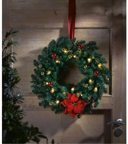 LIVARNO home LED vianočný veniec (100356791)