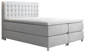 Čalúnená posteľ PRIMO + topper, 160x200, inari 91