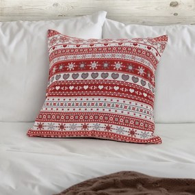 Polášek Obliečka na vankúšik so zimnými motívmi - Cuoricino | 40 x 40 cm