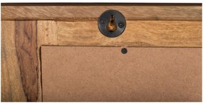 furniture-nabytek.cz - Masívne kúpeľňové zrkadlo Leeston z palisandru, lakované, hnedé – 68×13×78 cm