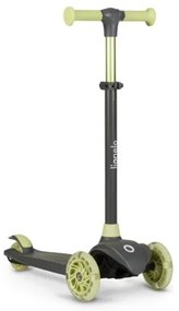 Lionelo - Detská kolobežka JESSY 3xAA šedá/zelená