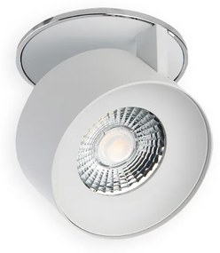 LED2 21507251DT KLIP zápustné bodové svietidlo nastaviteľné LED D77mm 11W/770lm 2700K TRIAC chróm, biela