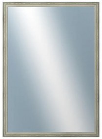 DANTIK - Zrkadlo v rámu, rozmer s rámom 50x70 cm z lišty DELFINO strieborná (2897)