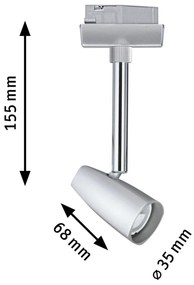 Paulmann URail Barelli samostatné svetlá, chróm