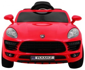 RAMIZ  Elektrické autíčko Coronet S - červené - 2x30W- BATÉRIA - 2x6V4,5Ah - 2023