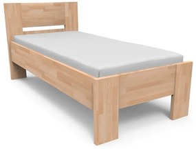 Jednolôžková posteľ 210x100 cm Nicky plné čelo (masív). Vlastná spoľahlivá doprava až k Vám domov. 745686
