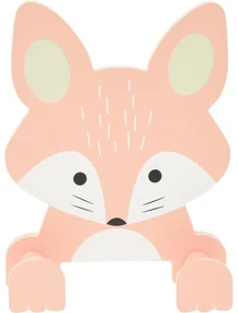 Hatu Detský háčik Líška, 14 x 17 x 4,5 cm, MDF