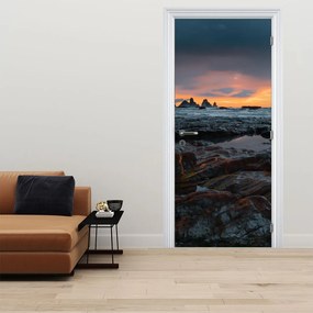 Fototapeta na dvere - Krajina na Novom Zélande (95x205cm)