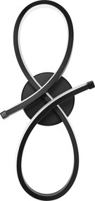 Toolight Toolight, LED nástenné svietidlo APP1050-W, čierna, OSW-01695