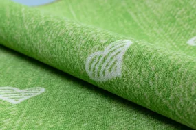 Koberec HEARTS Jeans - zelený