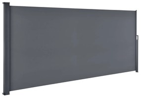 Juskys Bočná markíza Dubai 500 x 200 cm tmavosivá