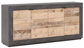 Komoda RUNEA svetlohnedá/antracit