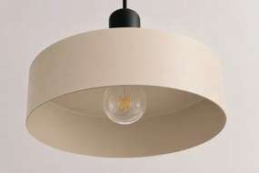 Luster na lanku LATTE 3xE27/60W/230V béžová/čierna