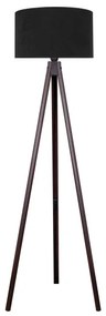 Brilagi - Stojacia lampa VELVET 1xE27/60W/230V wenge/čierna