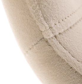 Kondela Stolička, béžová Dulux Velvet látka/buk, LEGA