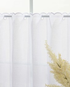 Vitrážková záclonka žakárová Heart výška 70 cm na metre