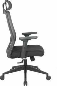 SI Q-058 otočná stolička čierna