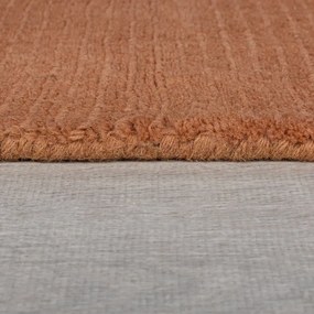 Vlnený koberec v tehlovej farbe 160x230 cm - Flair Rugs