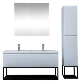 Kúpeľňová skrinka s umývadlom SAT B-Way biela lesk KSETBWAY13, 1 ks