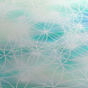 Obraz - Merkaba v tyrkysovom pozadí (70x50 cm)