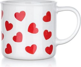 Súprava keramických hrnčekov RED HEARTS 350 ml 2 ks