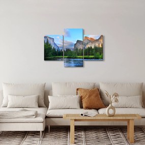 Obraz divokej horskej krajiny (90x60 cm)