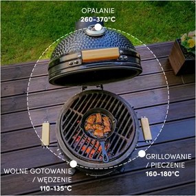 MI Keramický drevený gril 13''