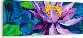 Obraz lekna na vode (120x50 cm)