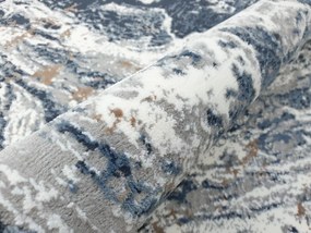 DC Koberec Exclusive 101 sivá námornícka modrá Rozmer: 160×220 cm