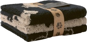 XXXLutz SADA UTERÁKOV NA TVÁR, 30/30 cm, čierna Cawoe - Kúpeľňový textil - 003367067802