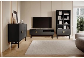 TV skrinka/stolík Stellia S2  (čierna). Vlastná spoľahlivá doprava až k Vám domov. 1099068